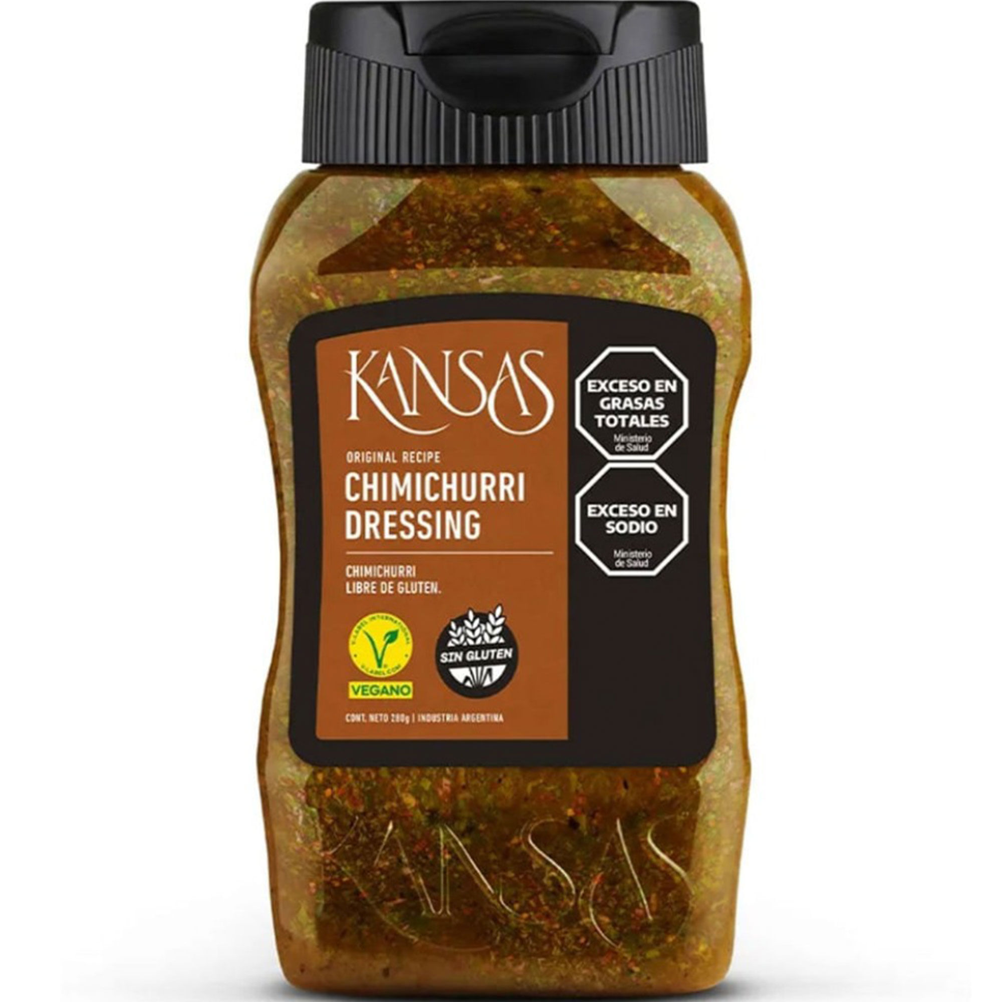 Salsa chimichurri Kansas botella chica 280 grs
