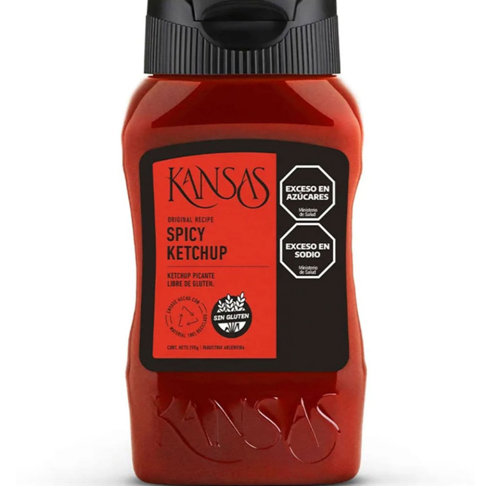 Salsa Spicy ketchup Kansas botella chica 295 grs