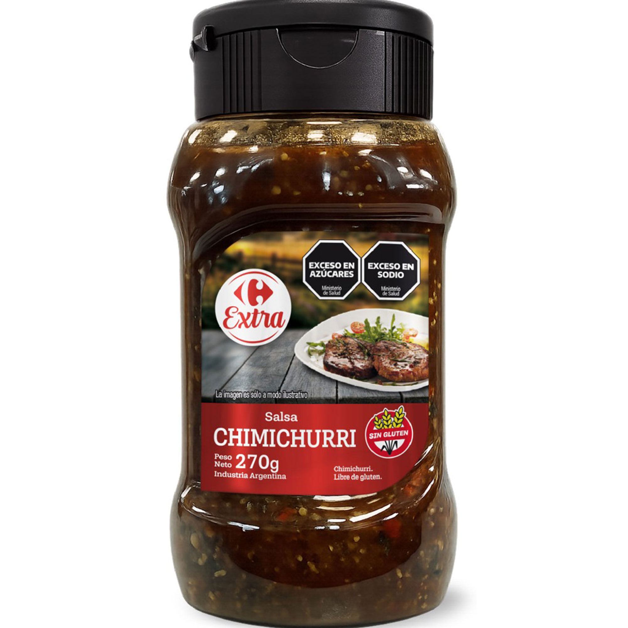 Salsa chimichurri Carrefour Extra 270 grs