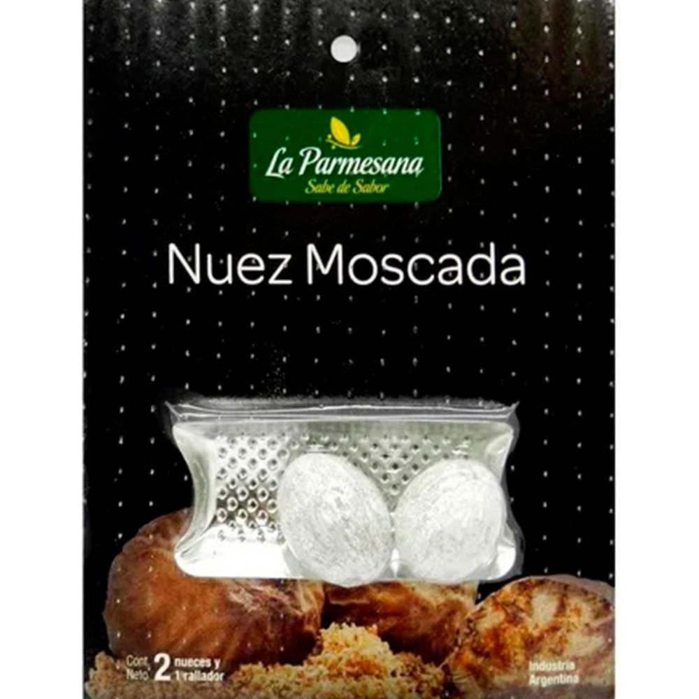 Nuez Moscada La Parmesana Con Rallador 2 U