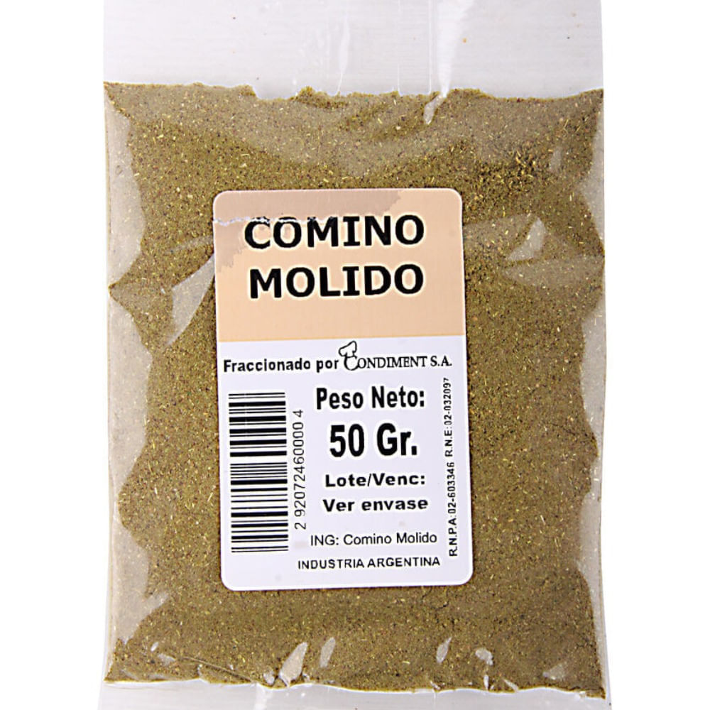 Comino molido 50 g.