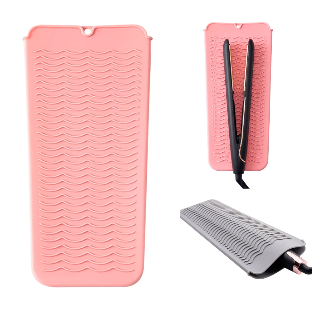 Funda Silicona Para Planchita Care By Gadnic Resistente Al Calor Antideslizante (Color Rosa)