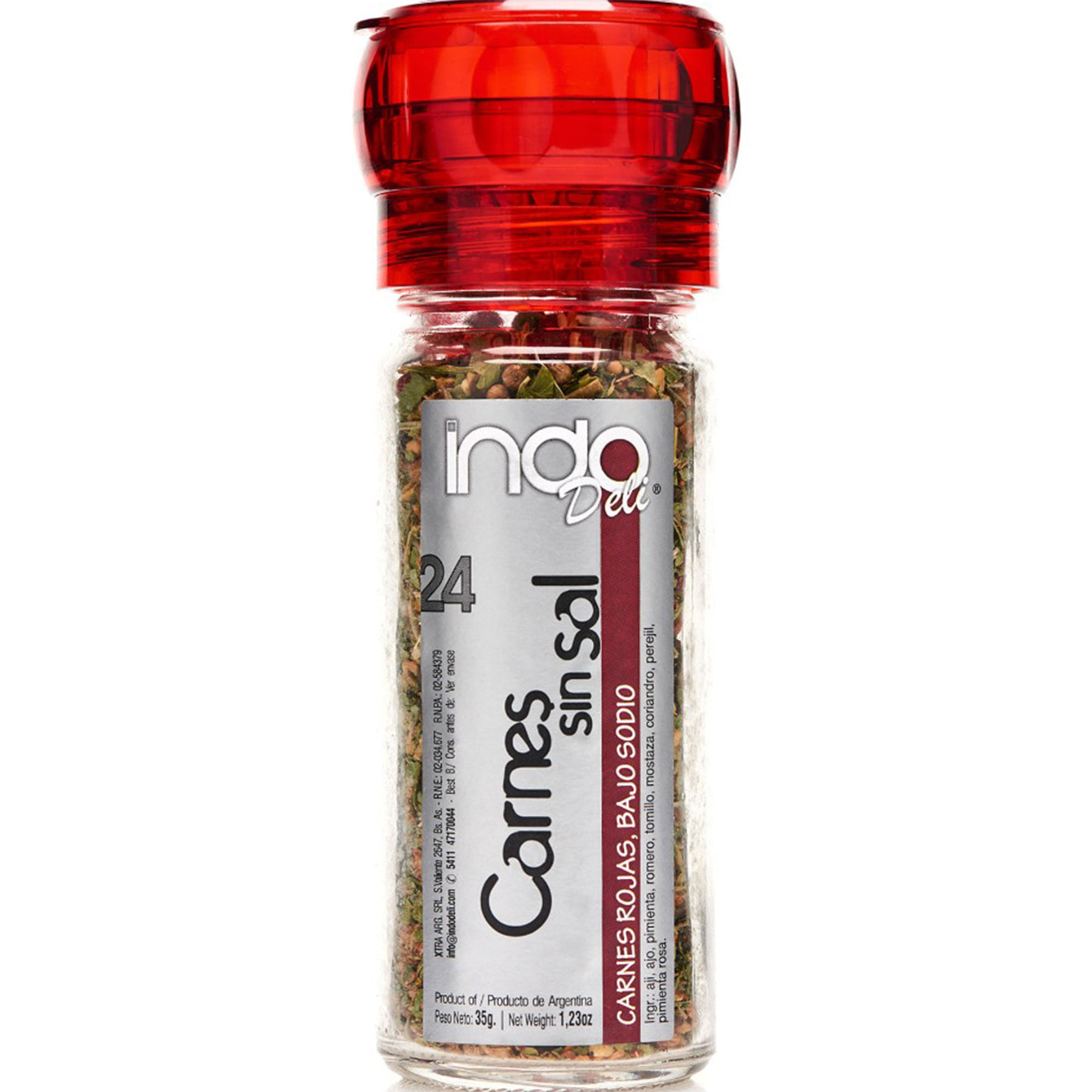 Molinillo Indo Deli carne sin sal 35 g.
