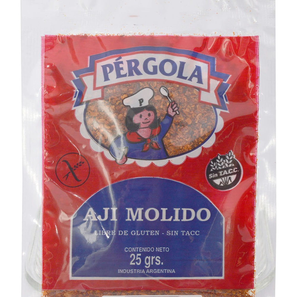 Ají molido Pergola 25 g. sin TACC