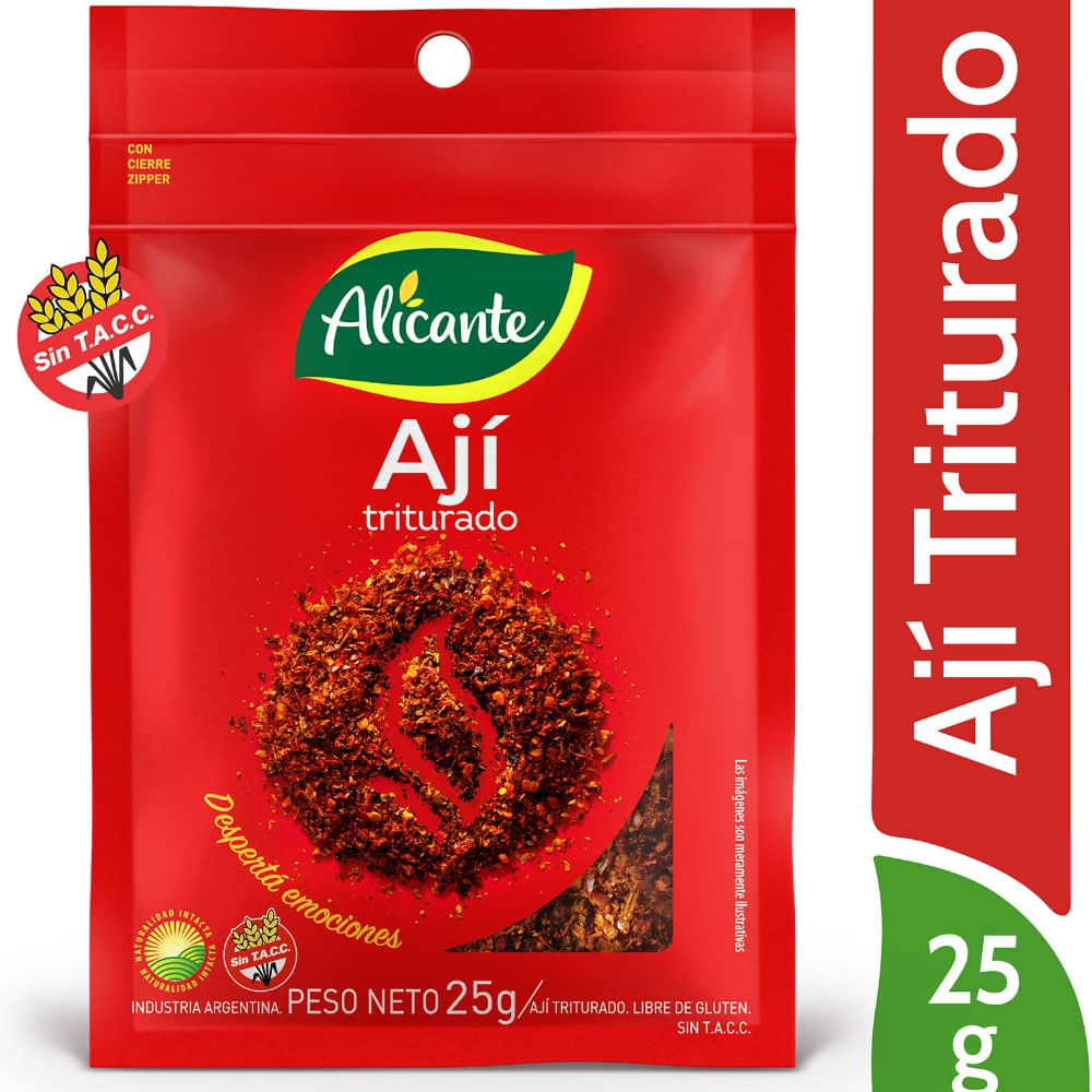 Ají molido Alicante sobre 25 g.