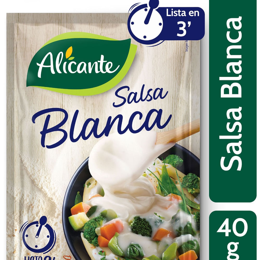 Salsa blanca Alicante sobre 40 g