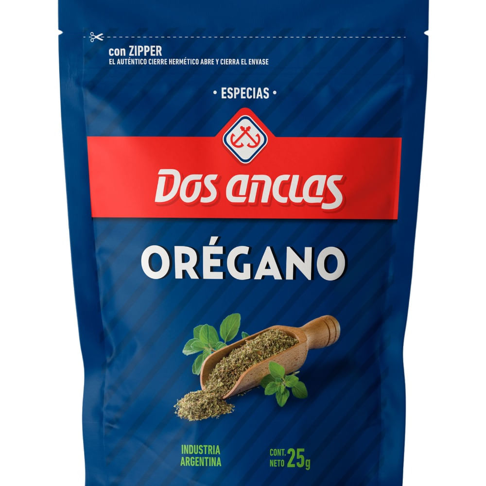 Orégano Dos Anclas 25 g.