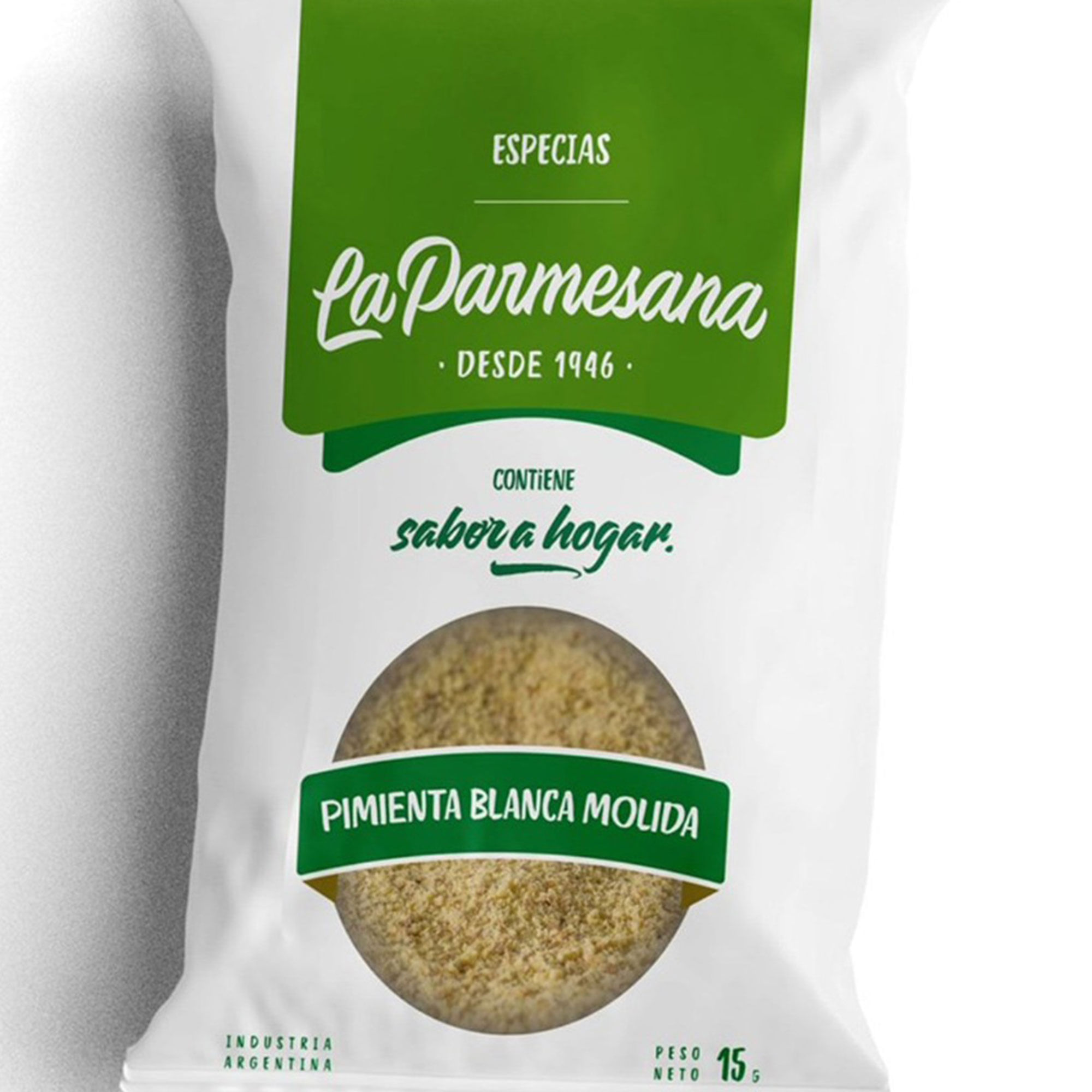Pimienta blanca molida La Parmesana 15 g.