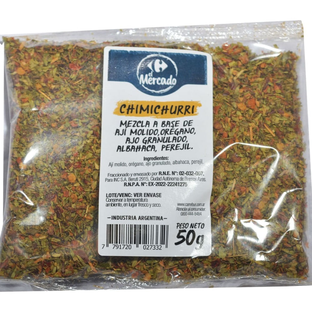 Chimichurri El Mercado 50 g.