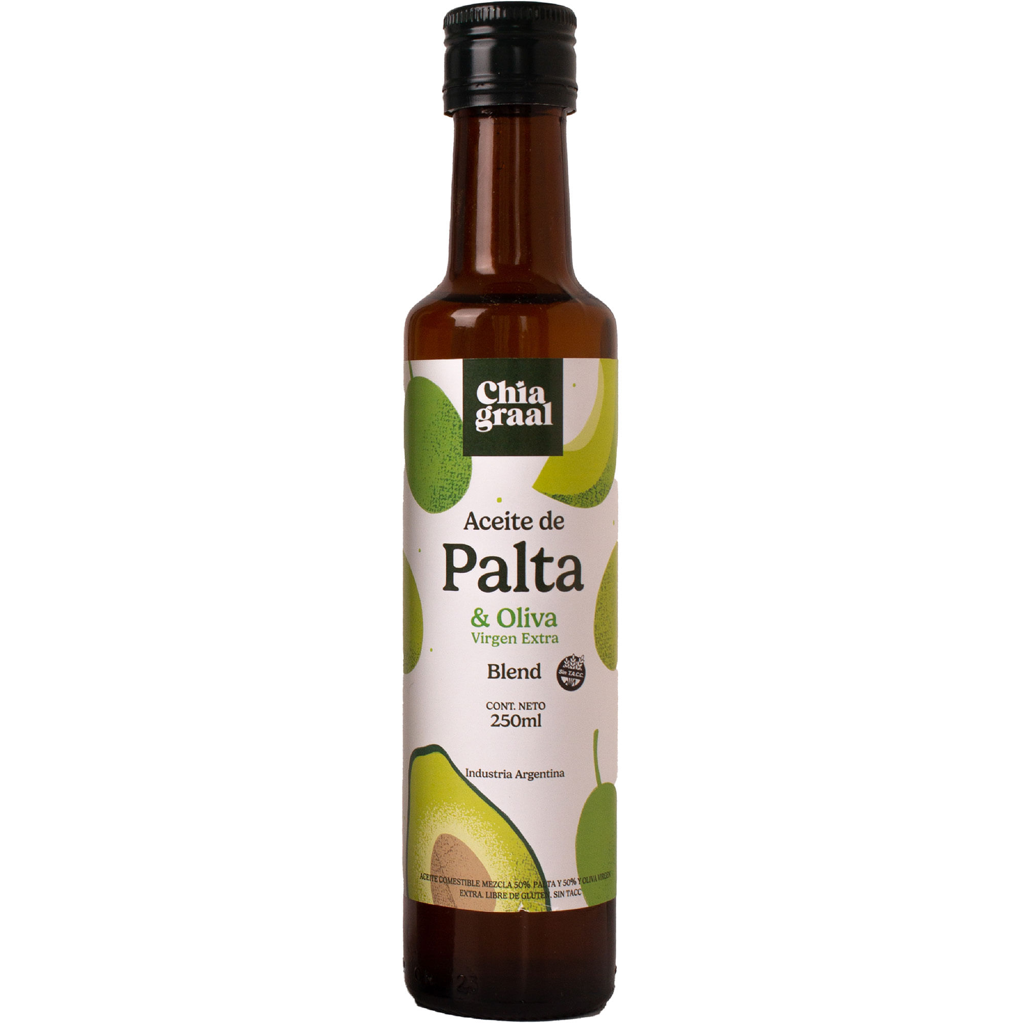 Chiagraal Aceite de palta y oliva Chiagraal extra virgen 250 ml