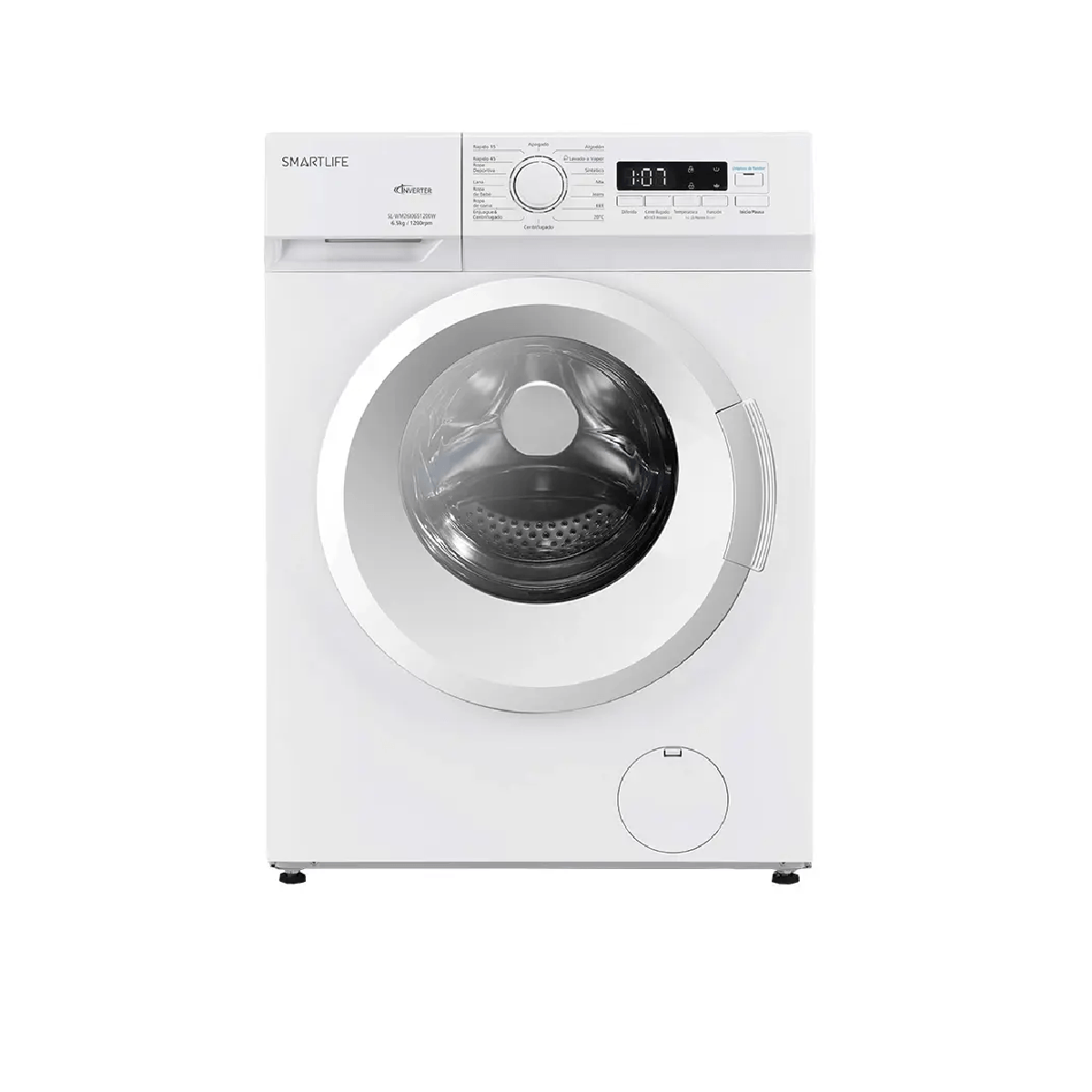 Lavarropas AutomáTico Smartlife Sl-Wm26i0651200w 6.5 Kg Blanco