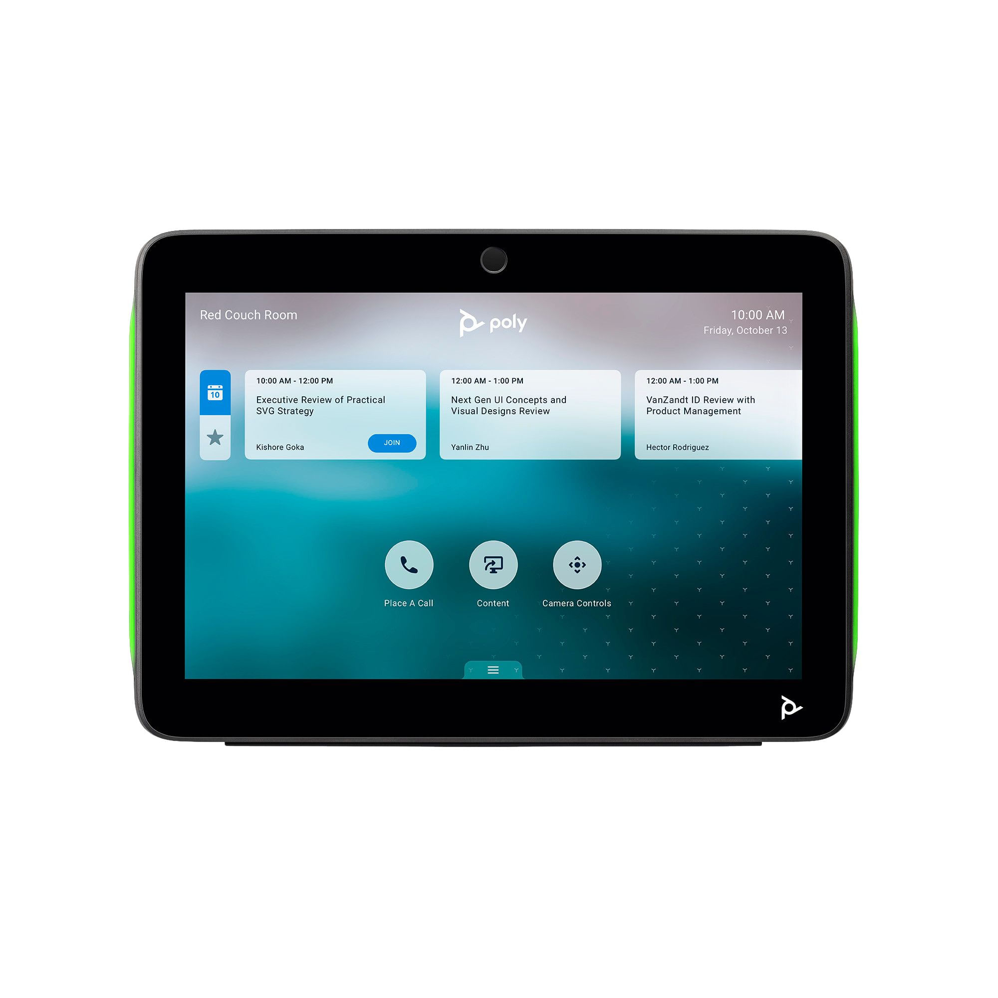 Pantalla Táctil De Control Poly TC10 PoE Zoom Rooms 10.1 Negro 875K5AA