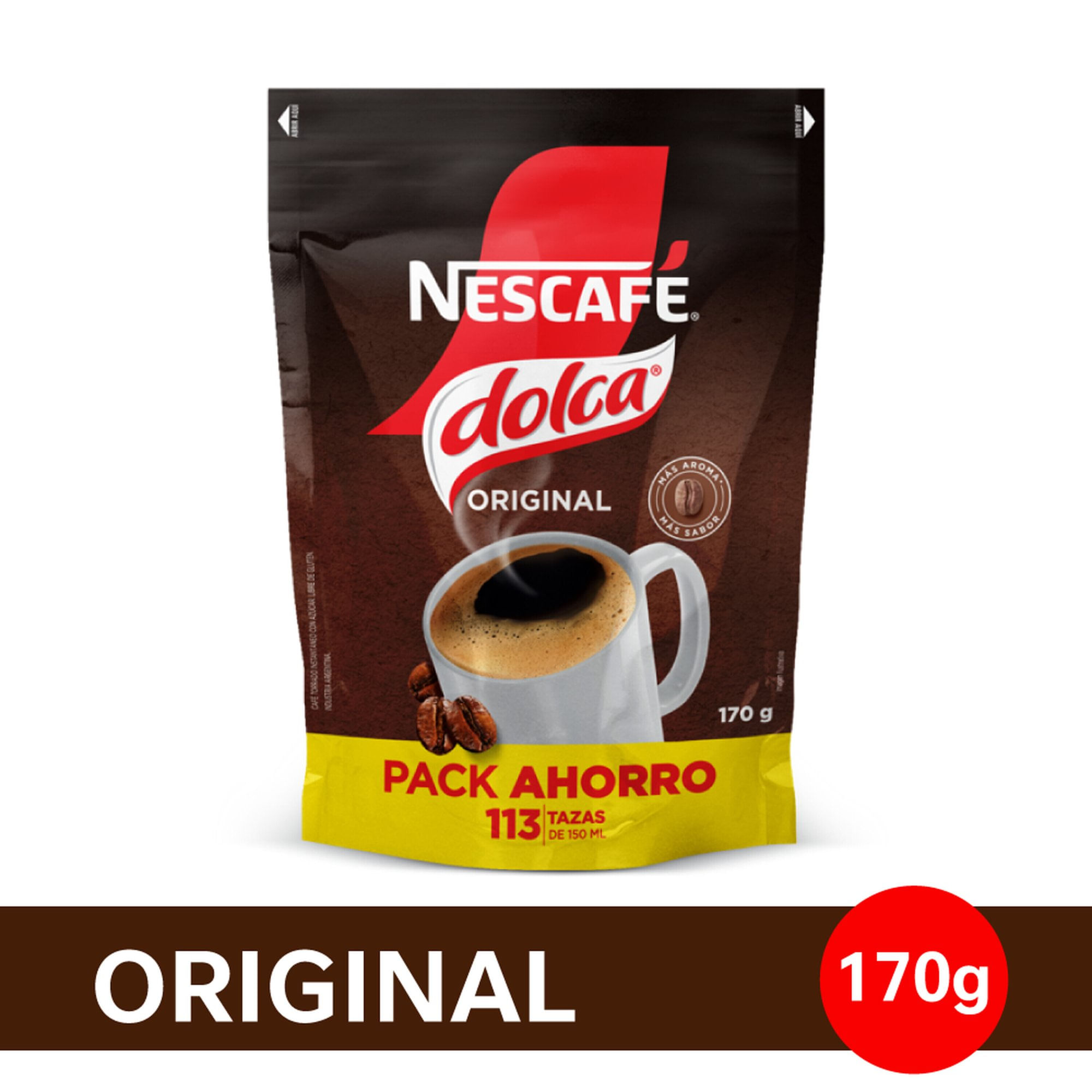 Café Instantáneo Nescafé® Dolca® Original 170g