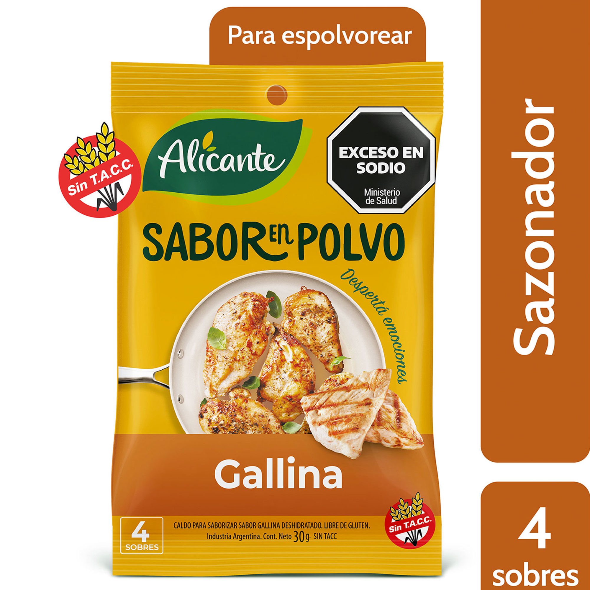 Saborizador En Polvo Alicante Gallina 30 Gr
