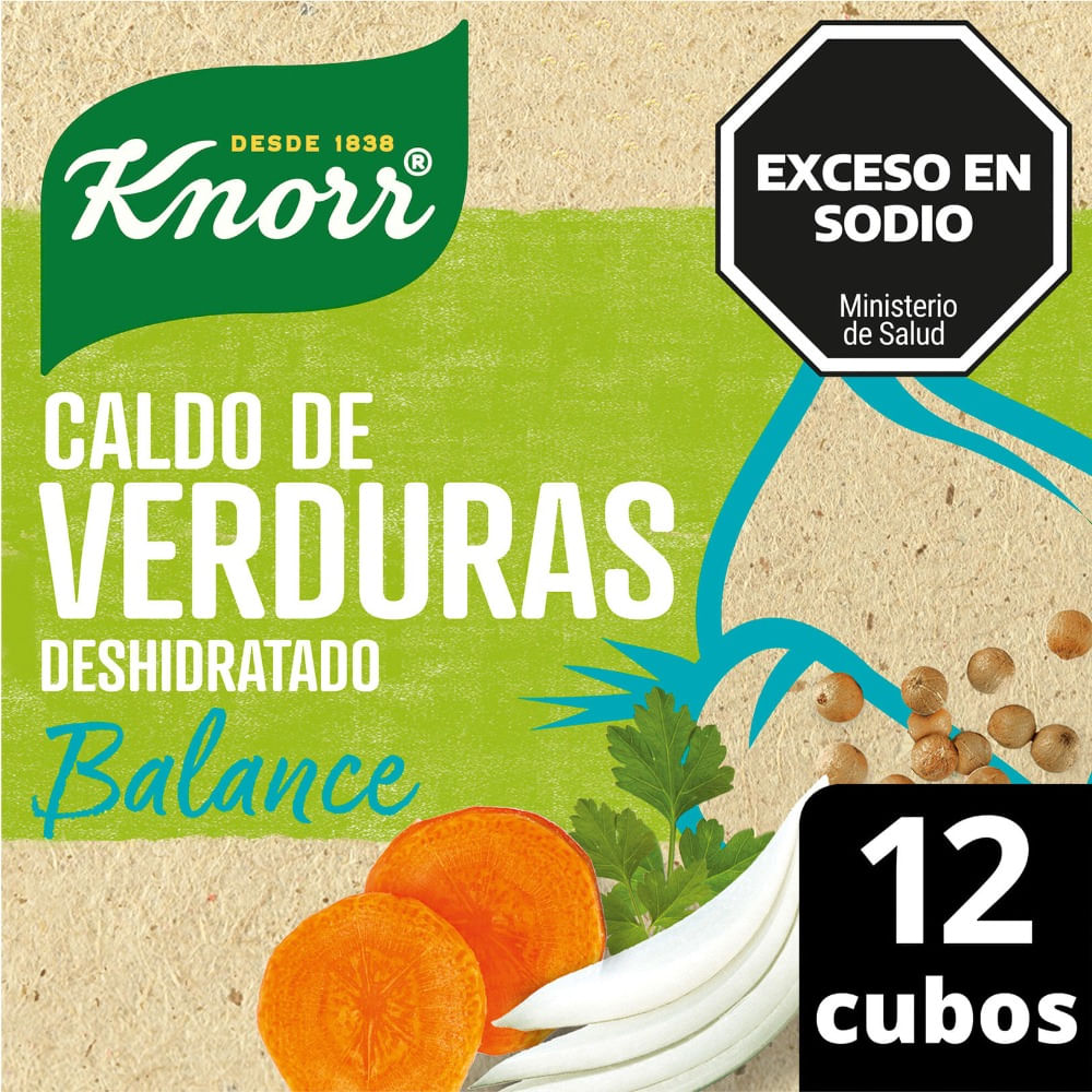 Caldo Knorr Balance De Verduras 114 G 12u