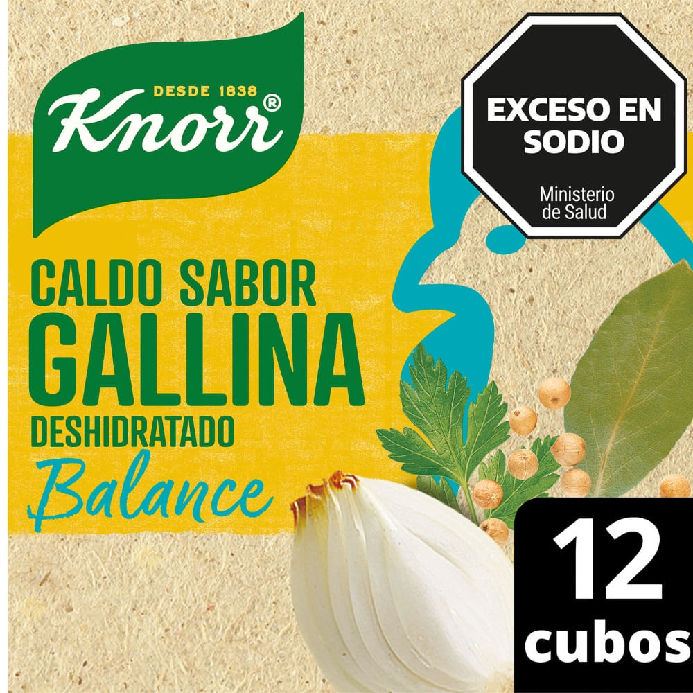 Caldo Knorr Sabor Gallina Deshidratado 114 G 12u