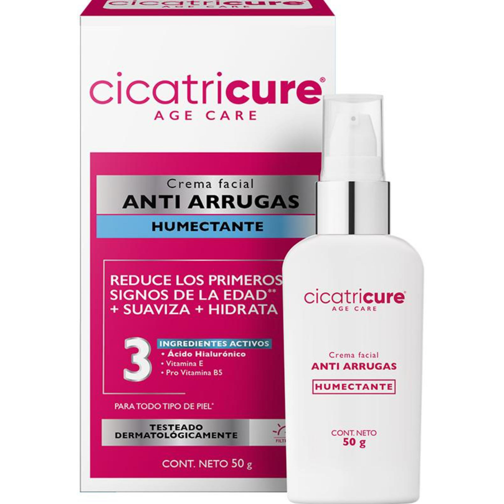 Crema Cicatricure Age Care Humectante 50 grs