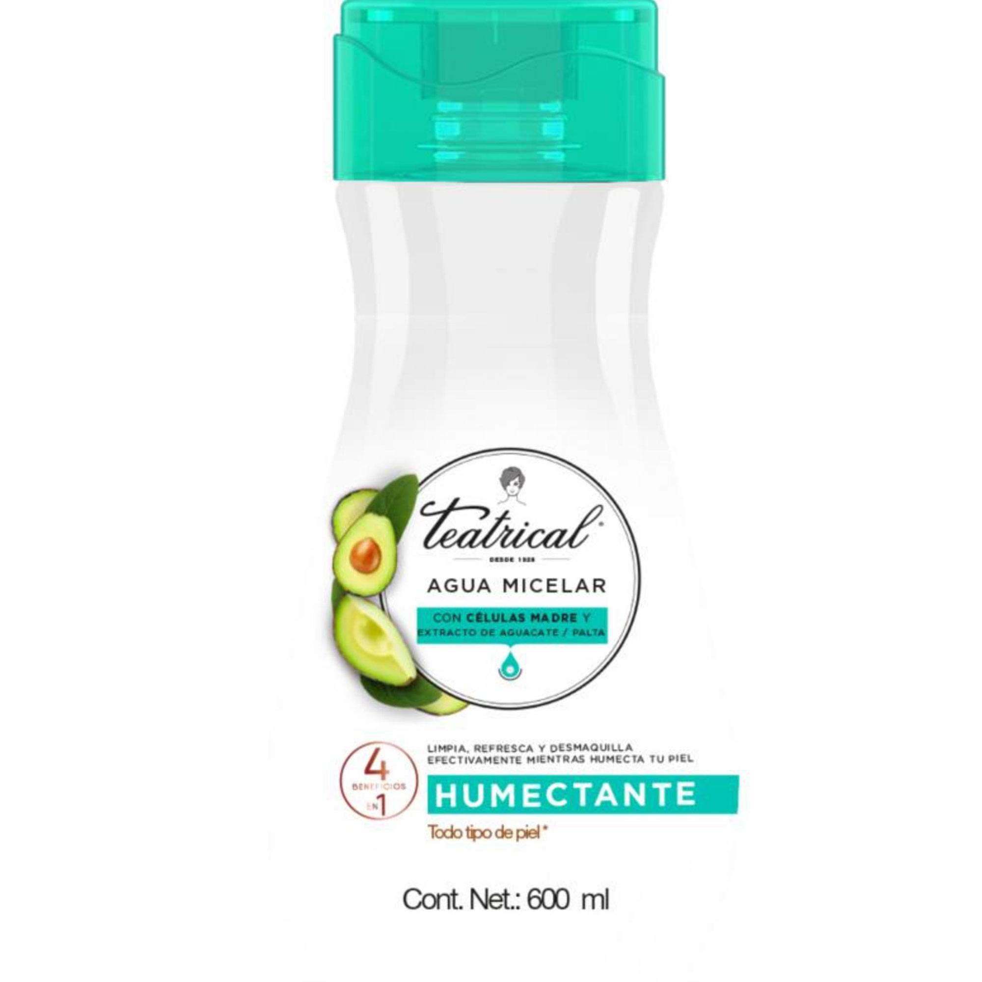 Agua Micelar Humectante Teatrical 600 ml