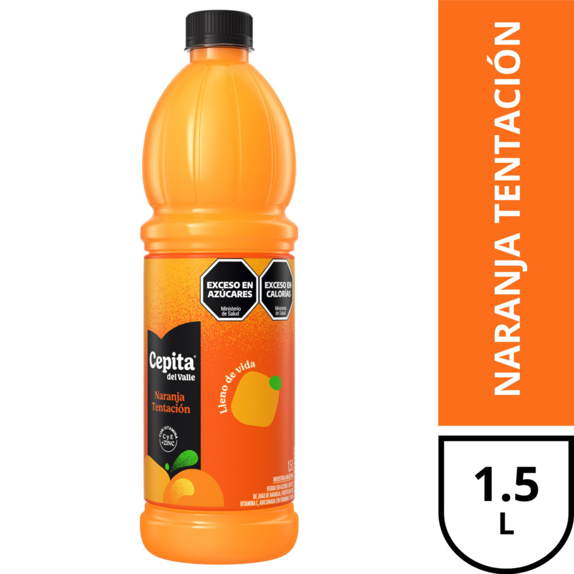 Jugo Cepita Del Valle Naranja Tentación 1,5l