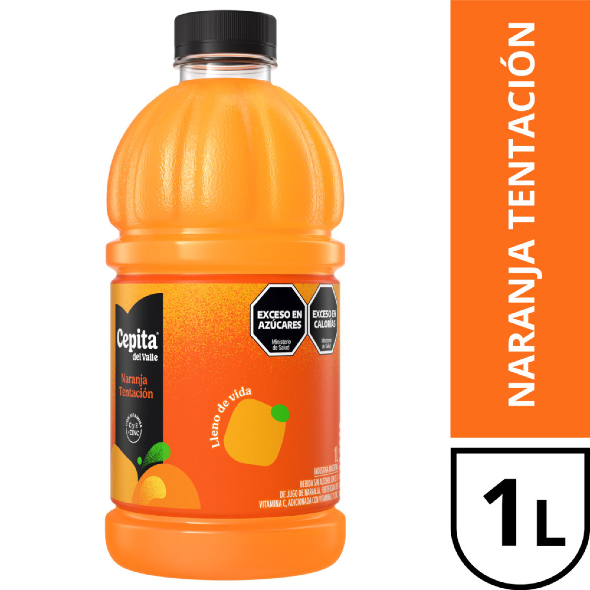 Jugo Cepita Del Valle Naranja Tentación 1l