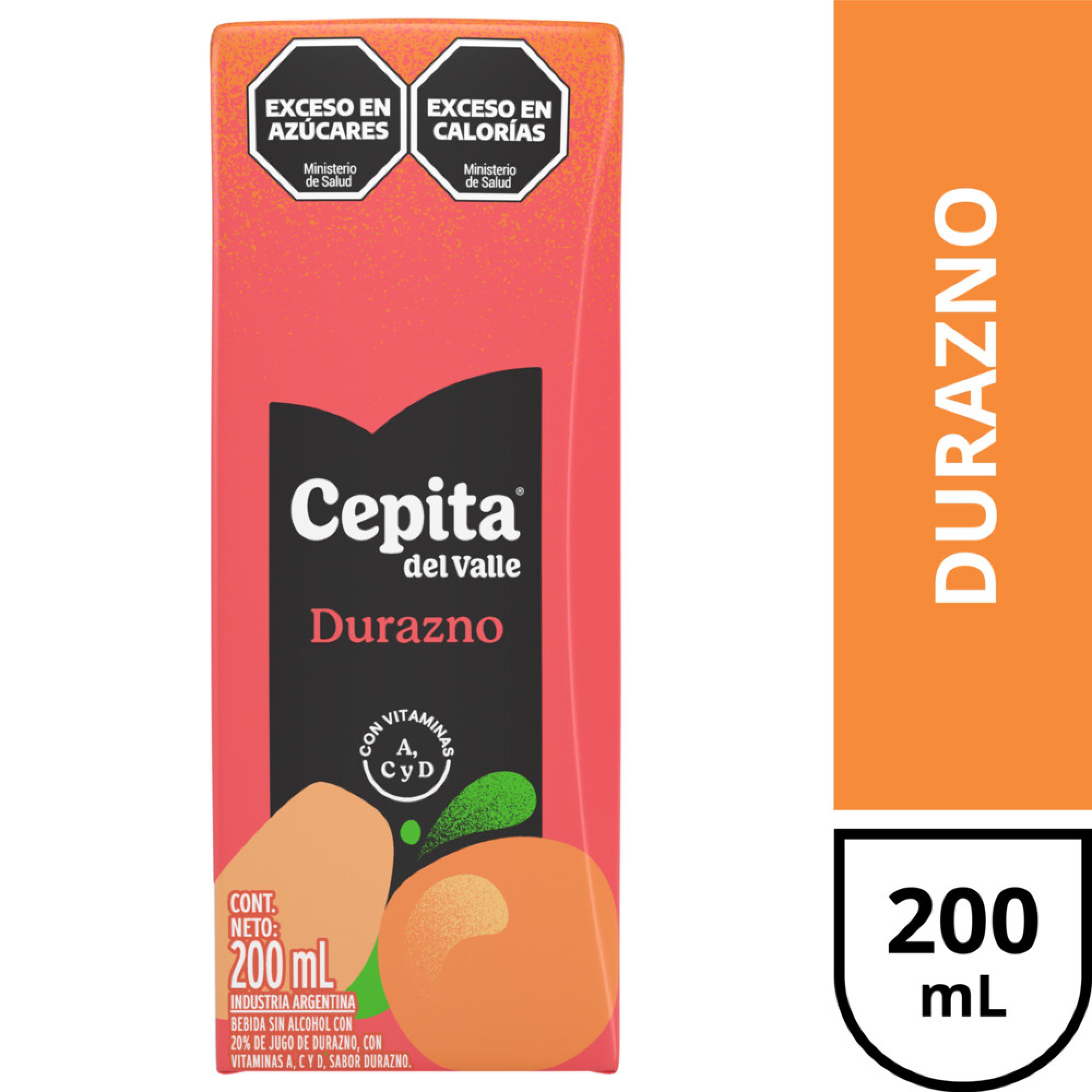 Jugo Cepita Del Valle Durazno 200ml