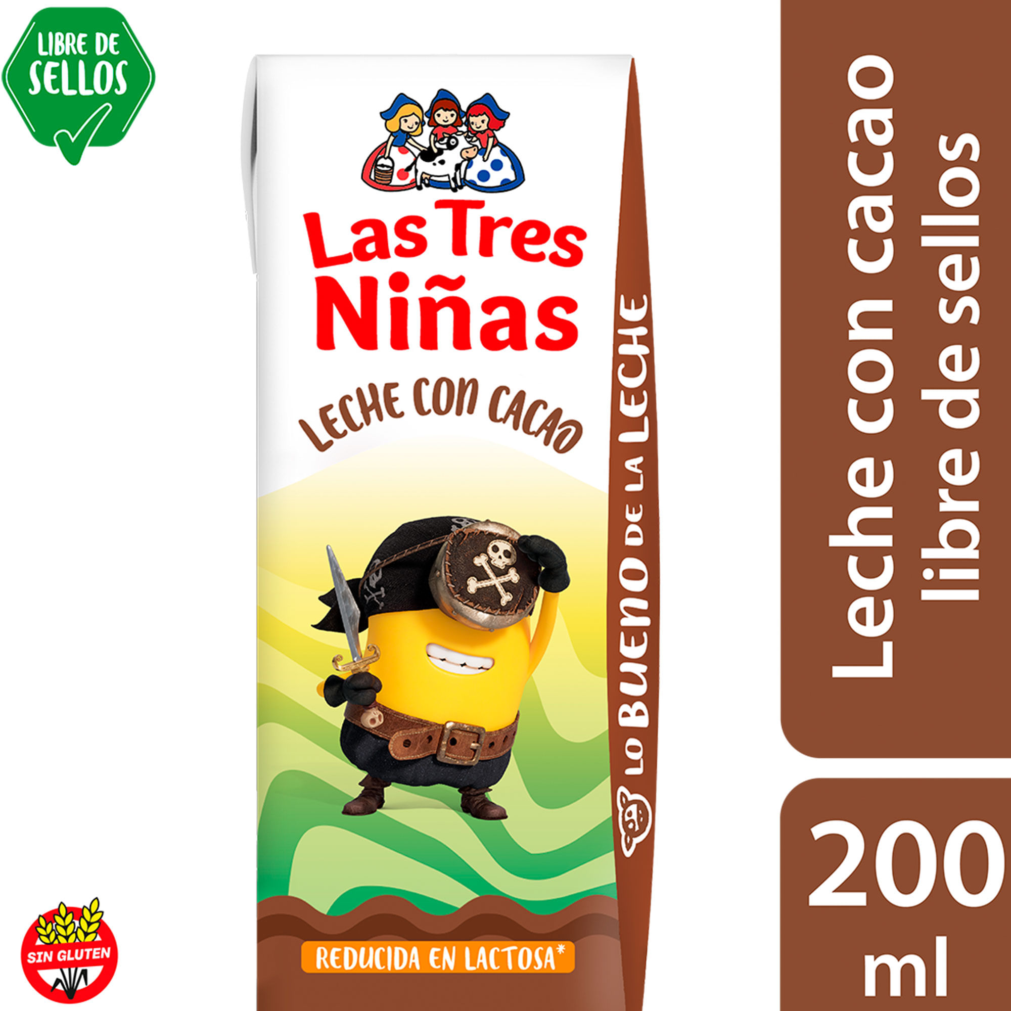 Leche chocolatada Las 3 niñas 200 cc.