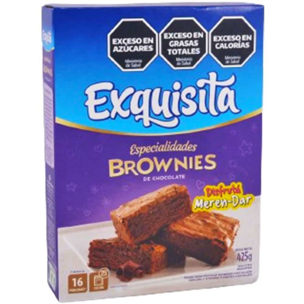 Brownies Exquisita De Chocolate 425 G
