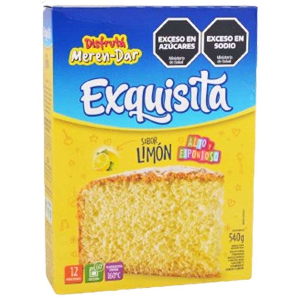 Bizcochuelo Exquisita Sabor Limón 540 G