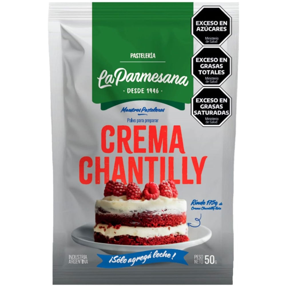 Premezcla crema chantilly La Parmesana 50 grs