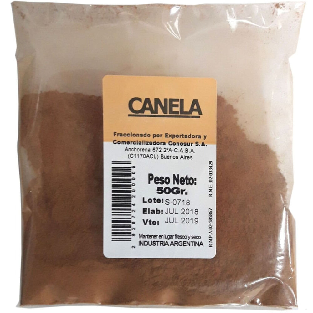 Canela molida 50 g.