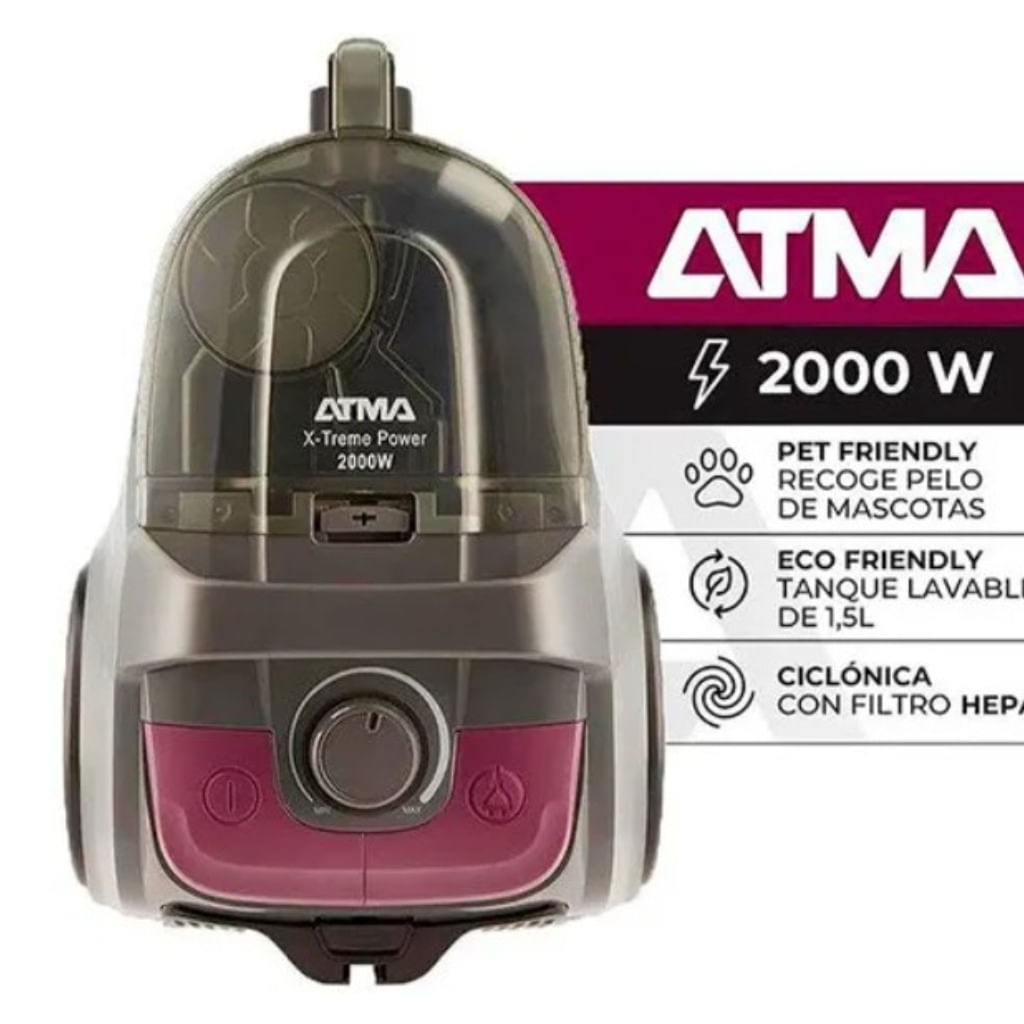 Aspiradora ciclonica Atma 2000w