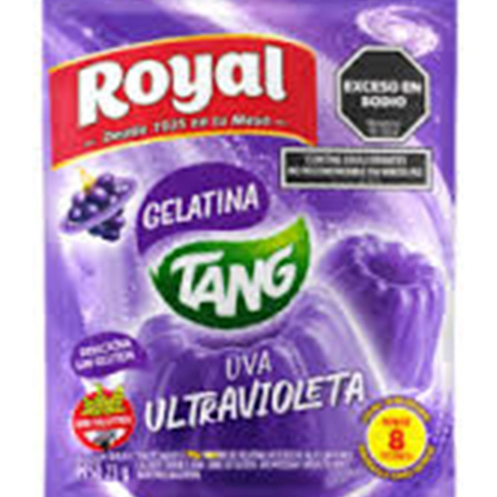 Gelatina Royal Tang Uva Ultravioleta 25 G