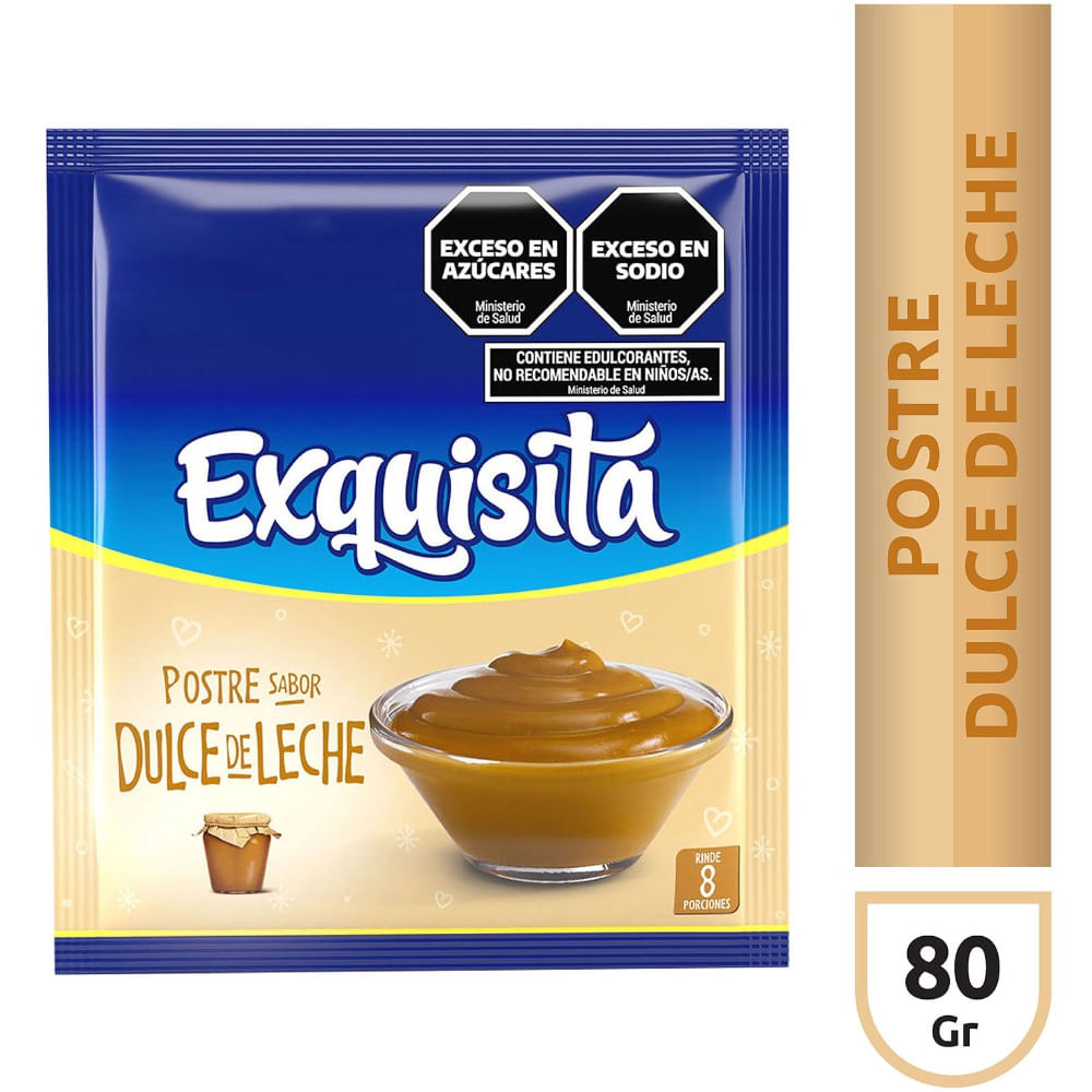 Postre Exquisita Dulce De Leche 80g