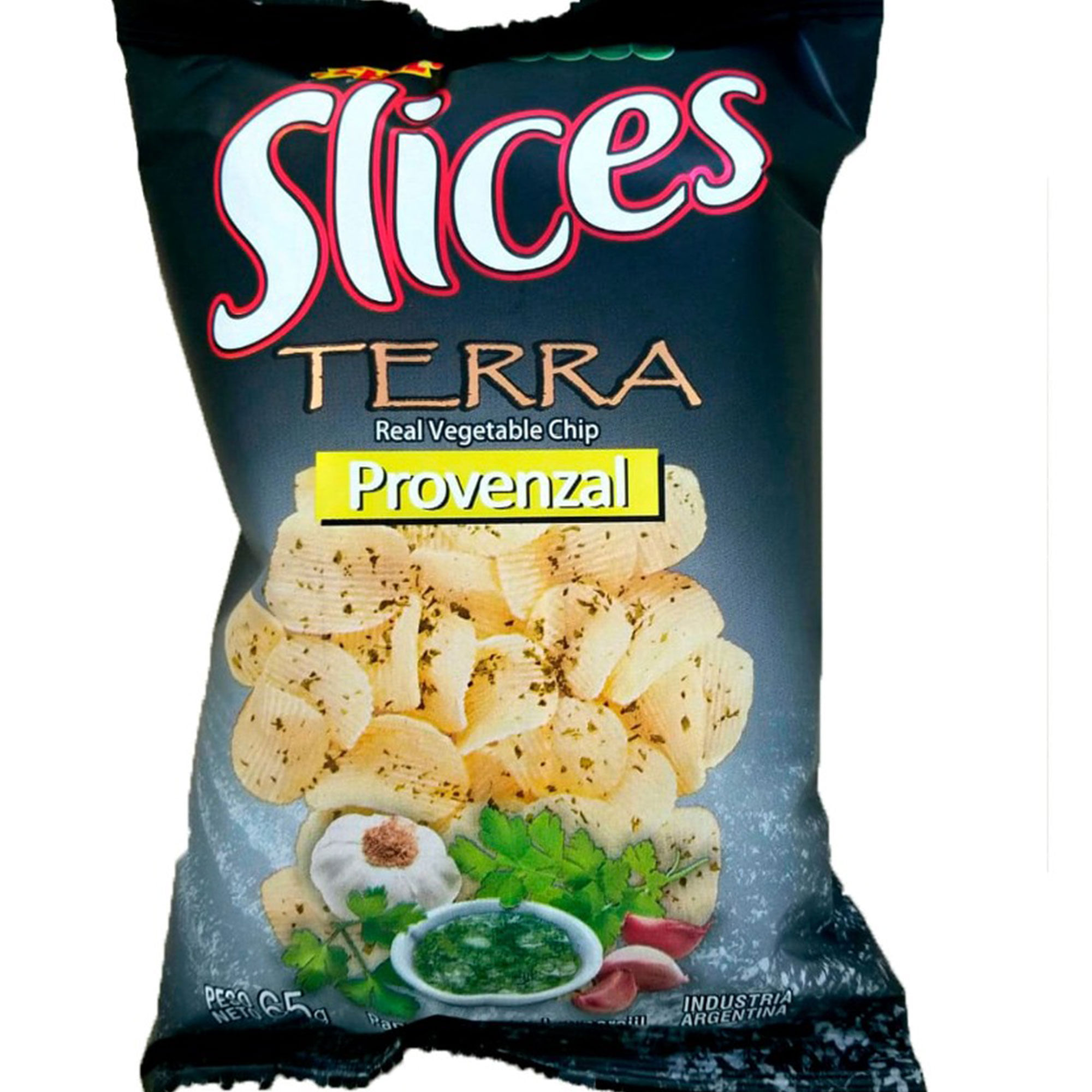 Papas fritas a la provenzal Slices terra 65 g.