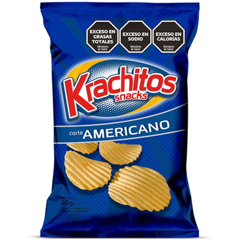 Papas fritas corte americano Krachitos 105 grs