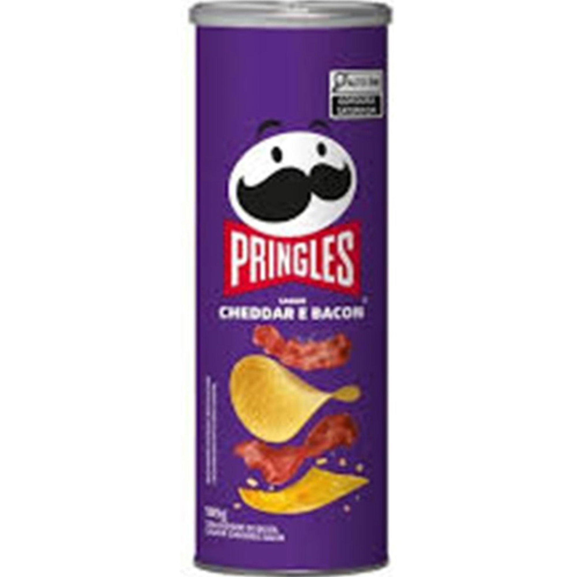 Papas fritas Pringles de chedar y bacon 105 grs
