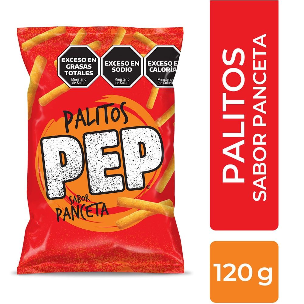 Palitos Salados Sabor Panceta Pep 120 G