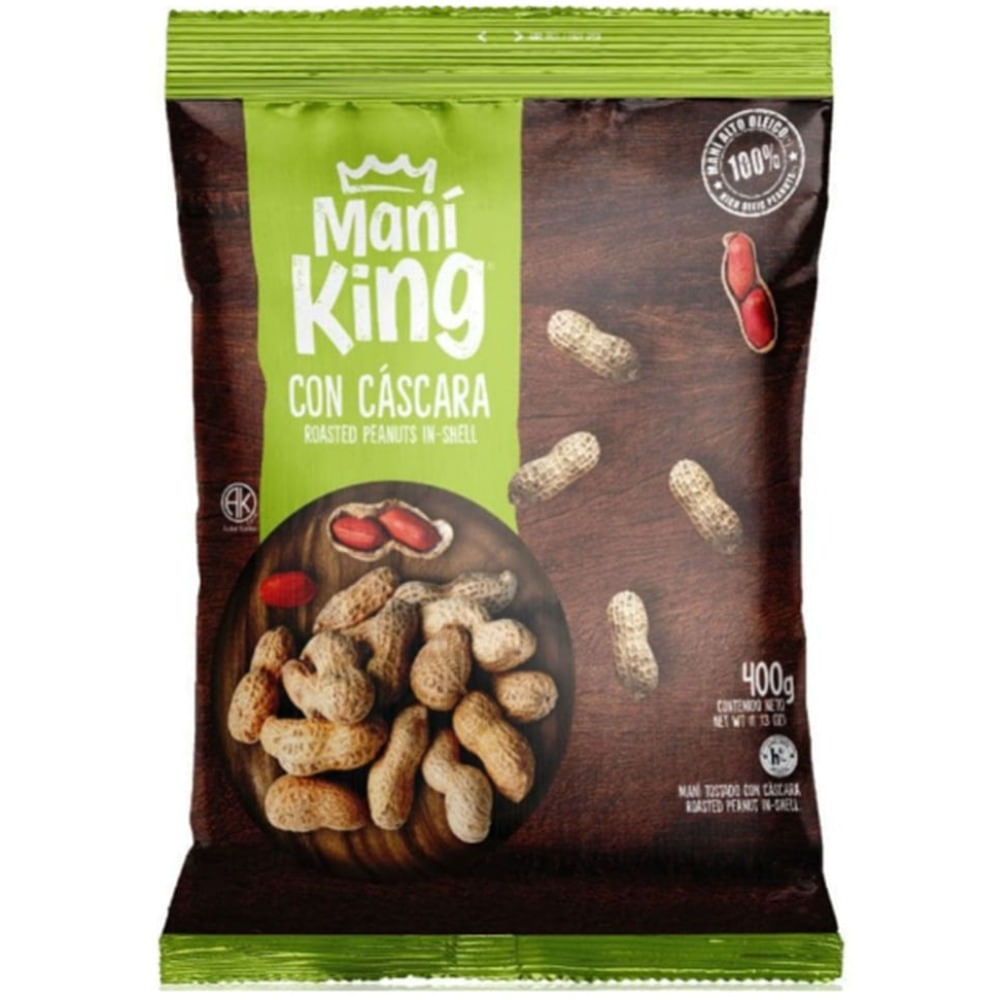 Maní King Con Cáscara 400 G