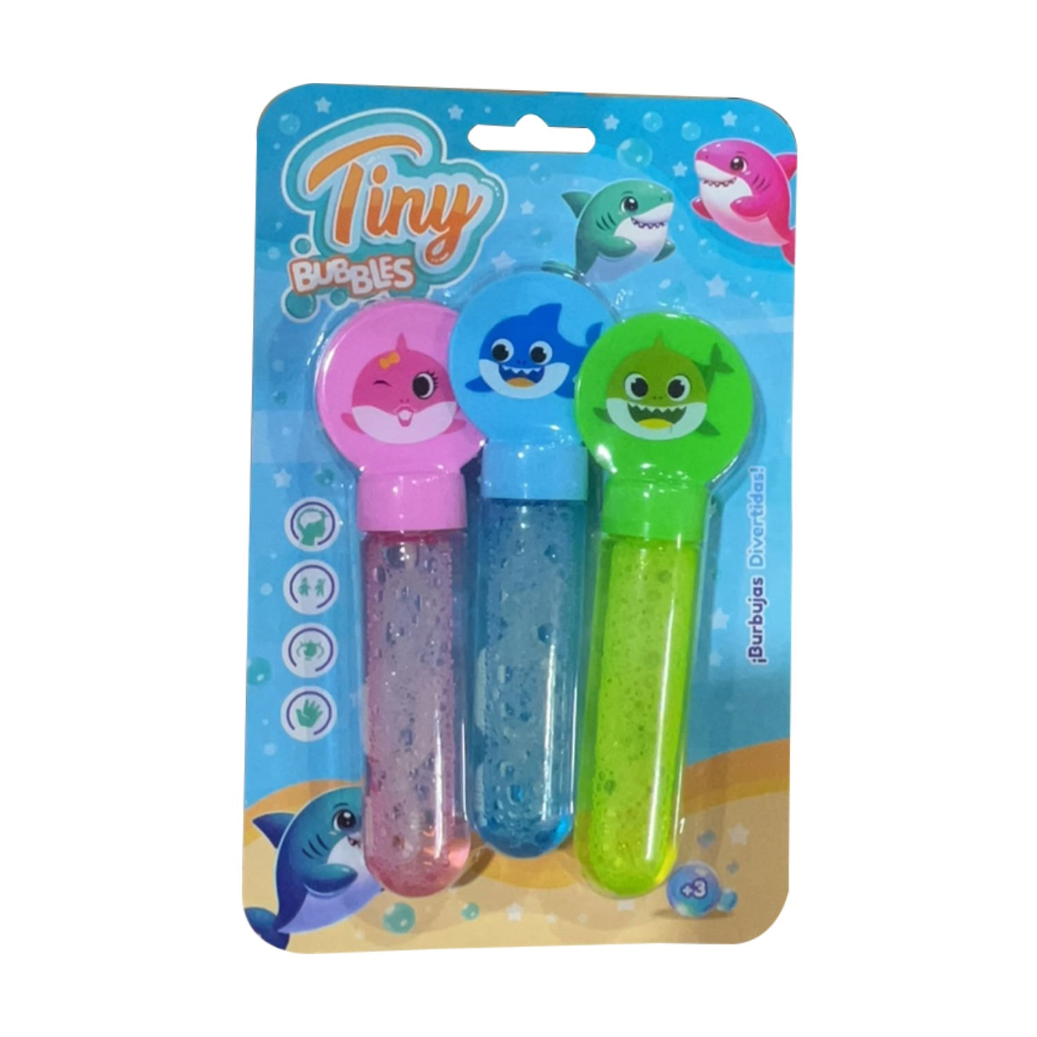 Burbujero Tiny tiburoncitos x 3 uni