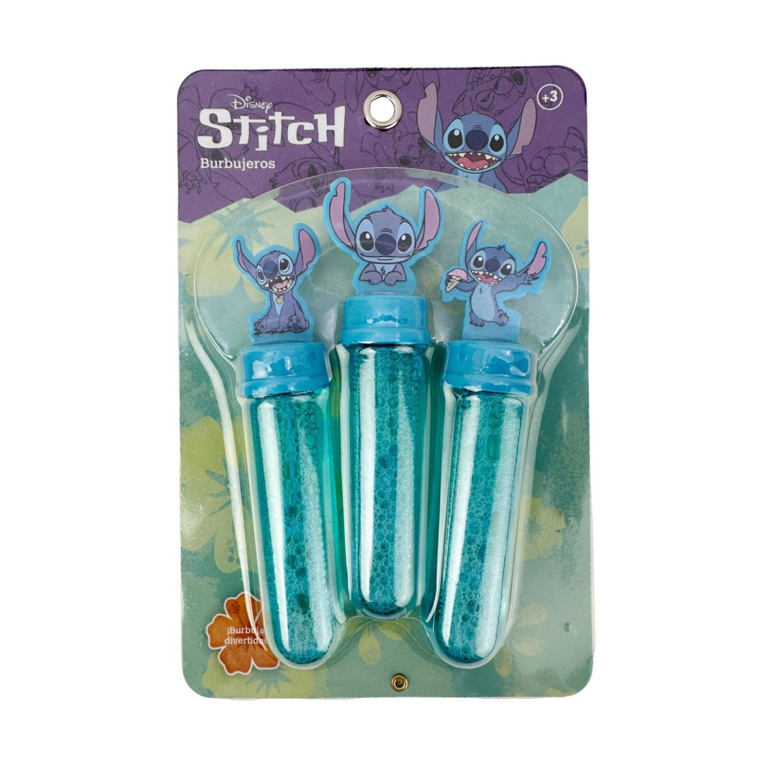Burbujero Stitch x 3 uni