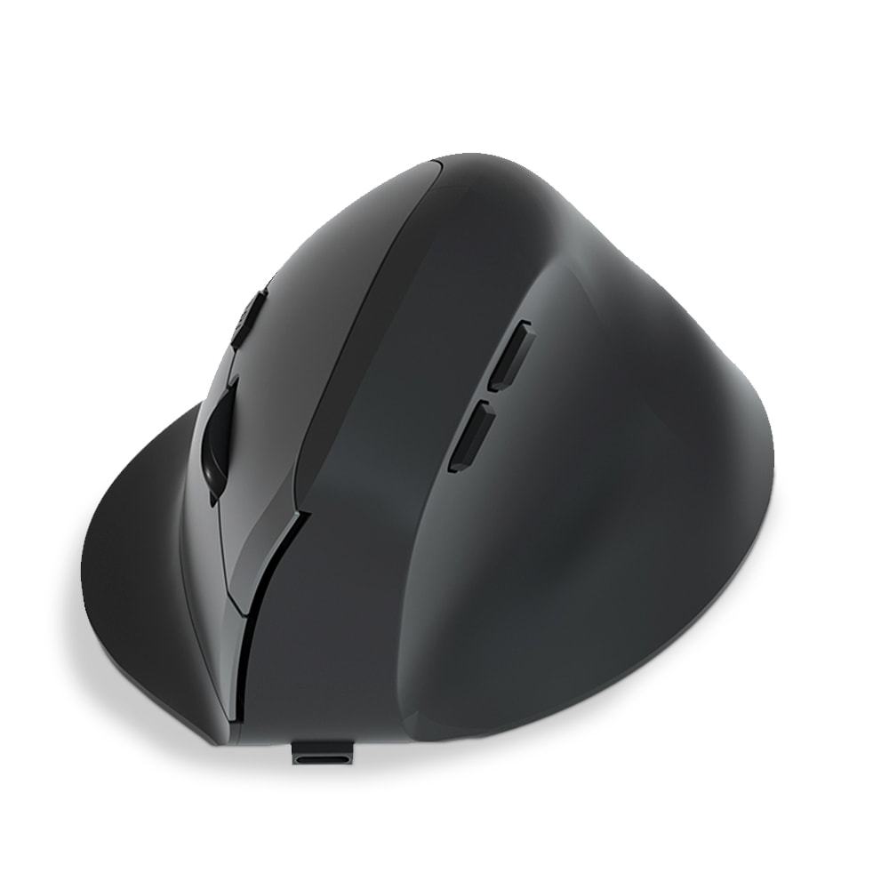 Mouse Vertical InaláMbrico ErgonóMico Gadnic Recargable Bluetooth 52 Y 24g 3 Niveles Dpi Bateria 500mah Usb C