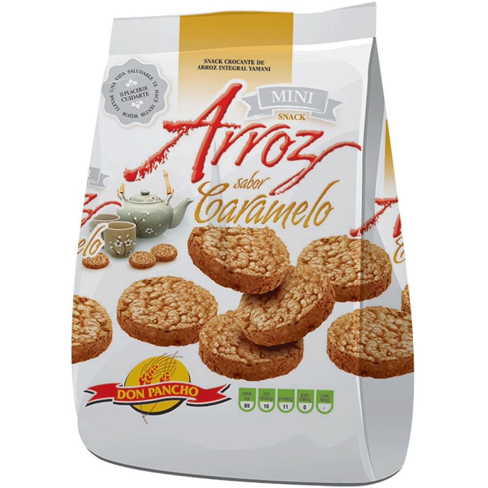 Snacks Mini Arroz Don Pancho Caramelo 45 G
