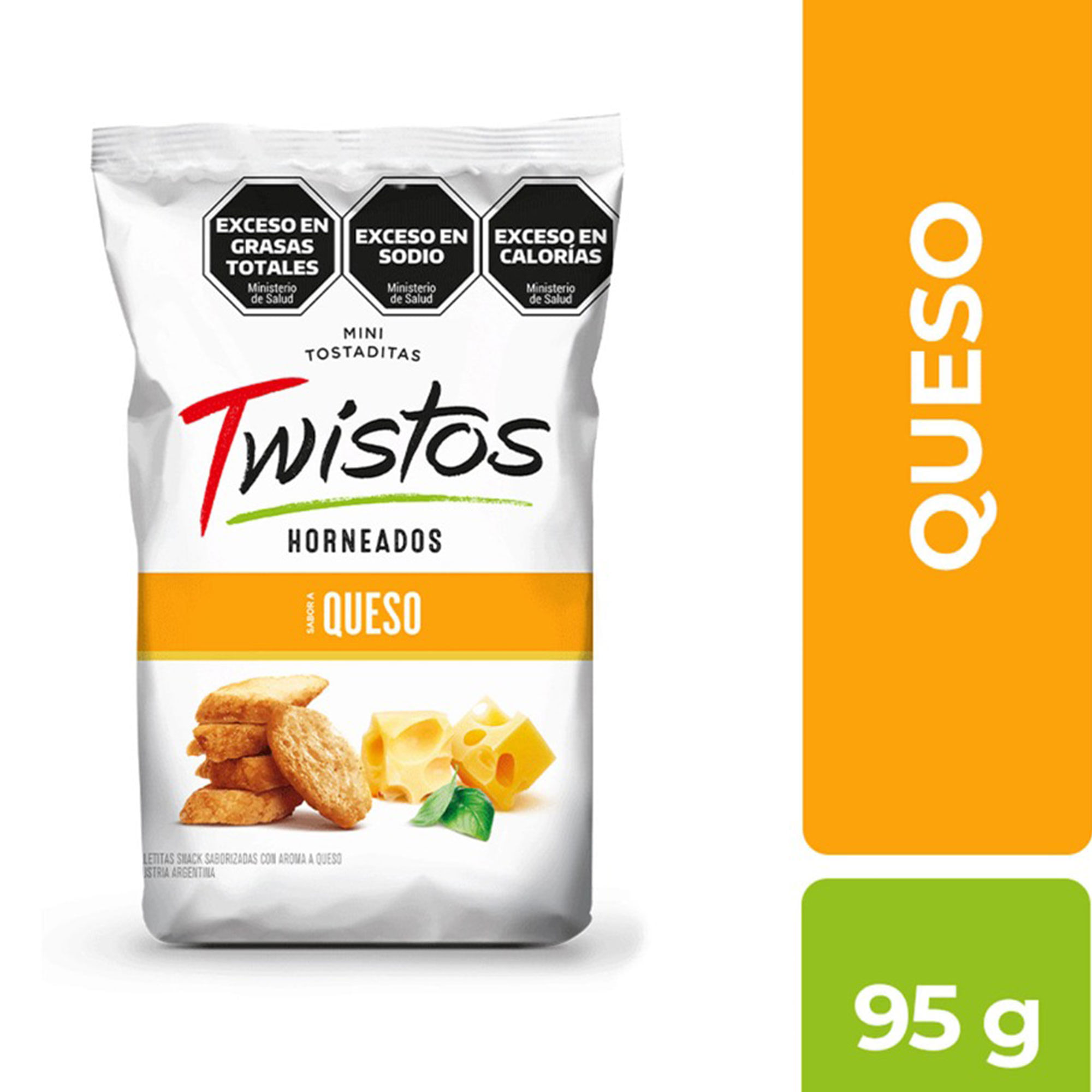 Minitostaditas Twistos Cuatro Quesos 95 Gr
