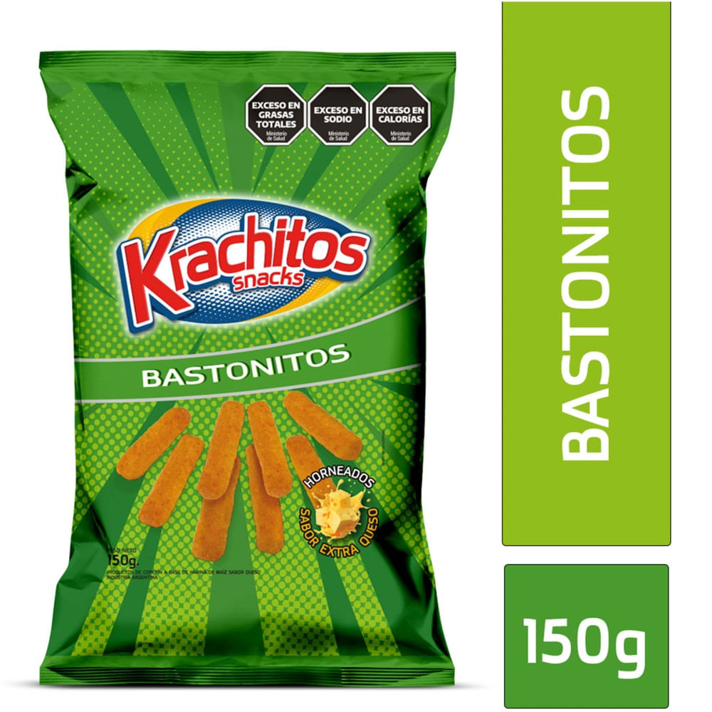 Bastonitos Krachitos Sabor Extra Queso 150g