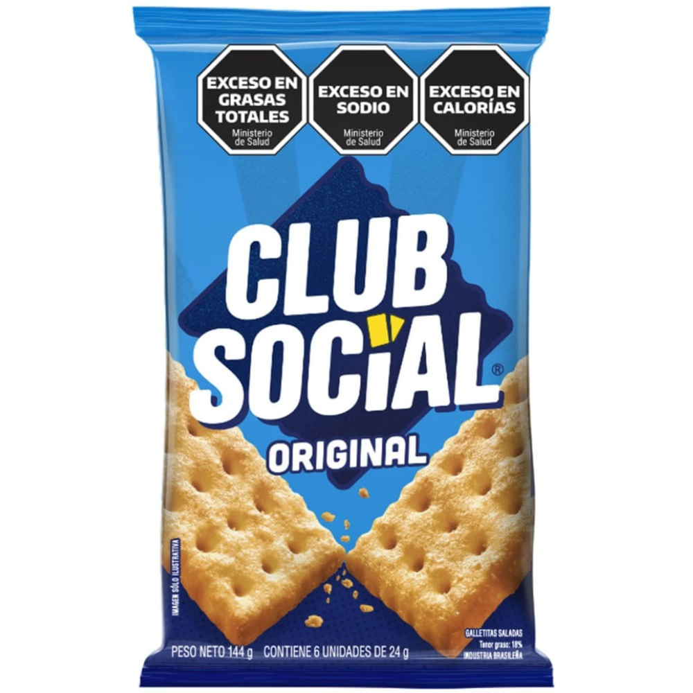 Galletita Club Social Sabor Original 144gr