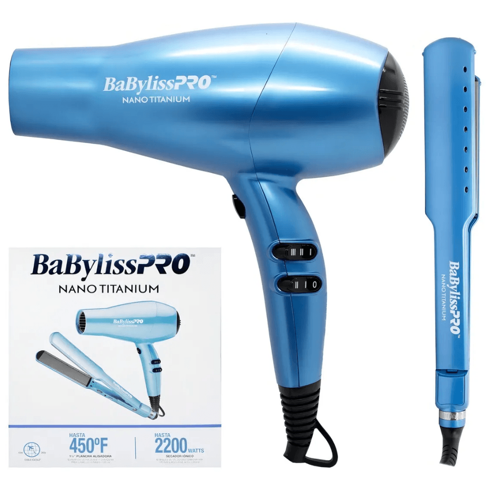 Set Babyliss Planchita De Pelo Alisados + Secador 2200w