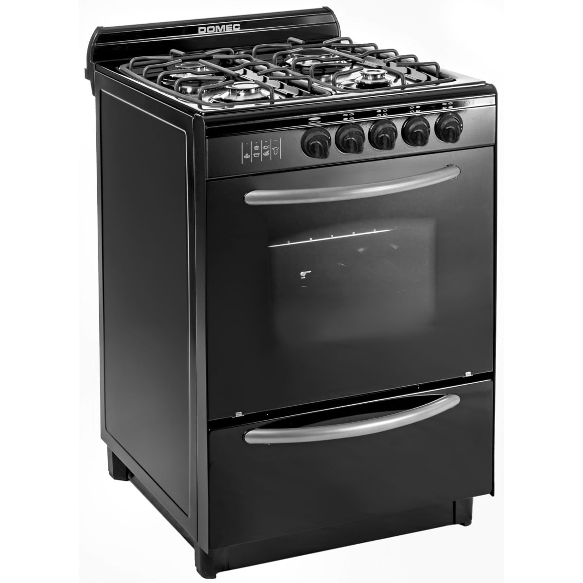 Cocina Domec Cnupv, Multigas, 56 Cms,, Negra