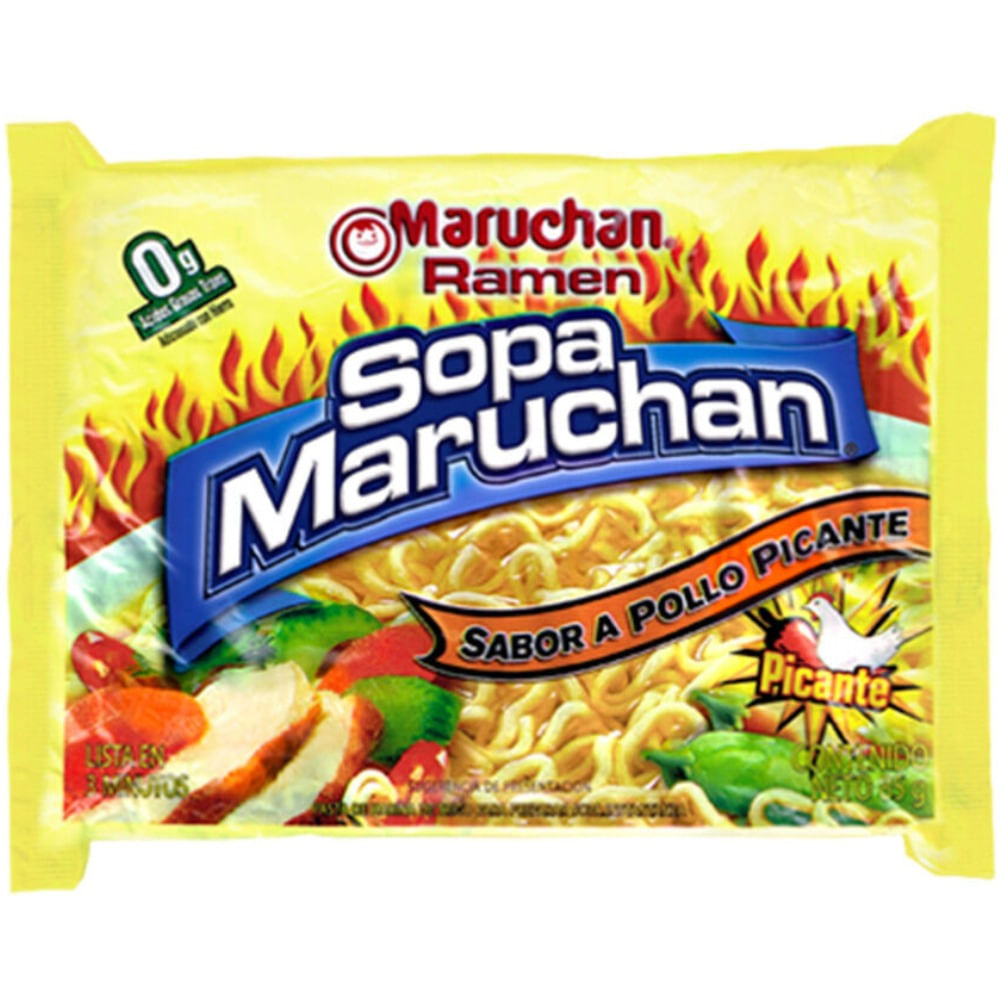 Sopas Instantánea Maruchan Ramen Pollo Picante 85 G