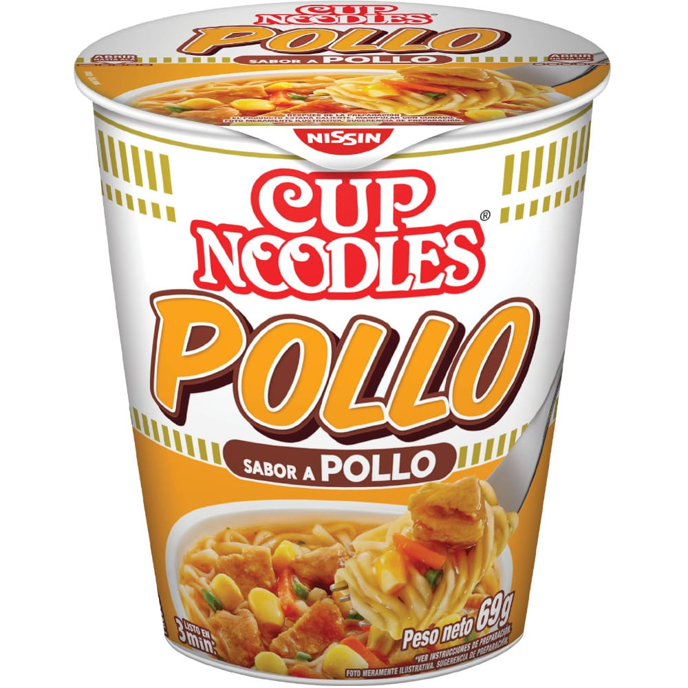Ramen Cup Noodles pollo 69 g.