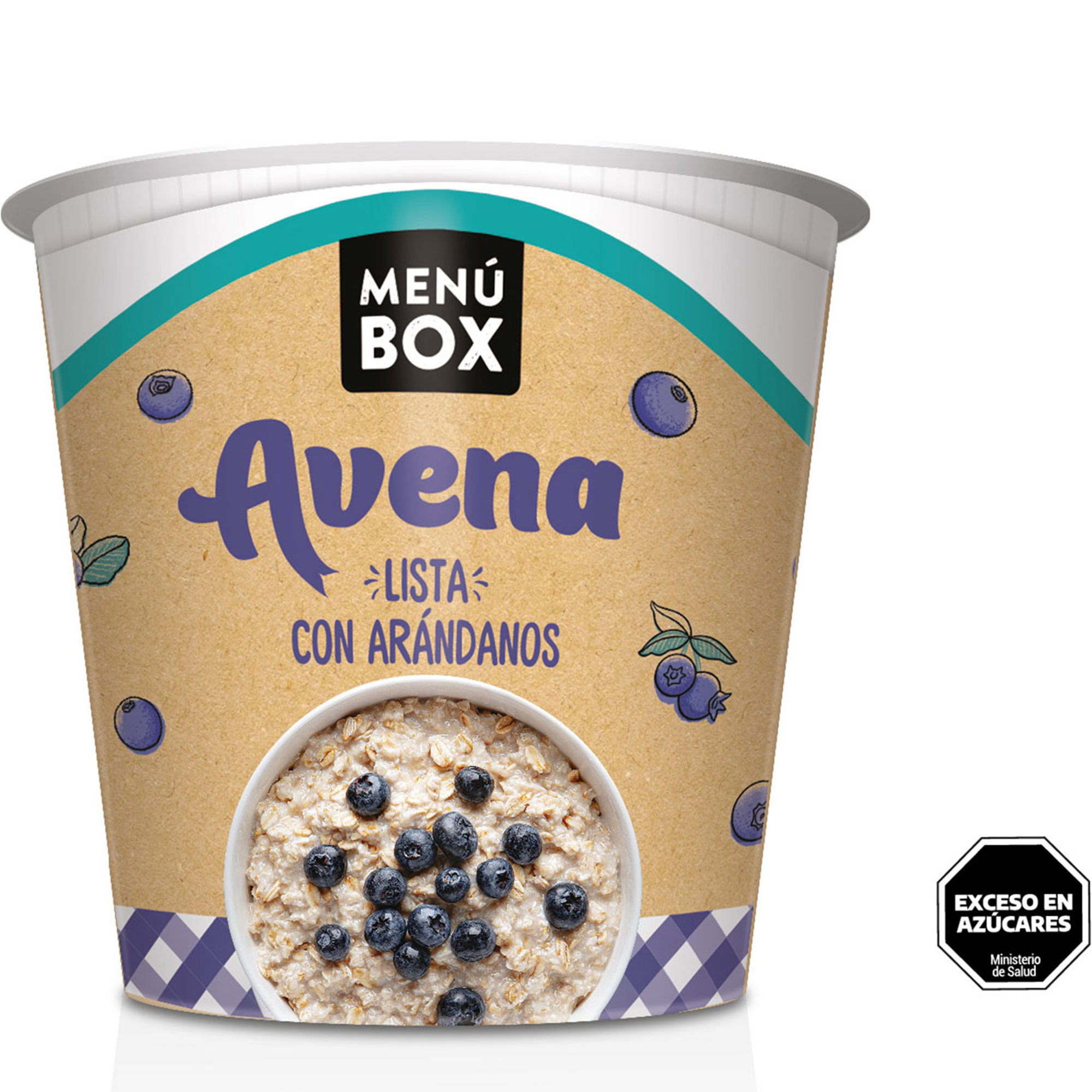 Avena Lista Menú Box Con Arándanos 59 G